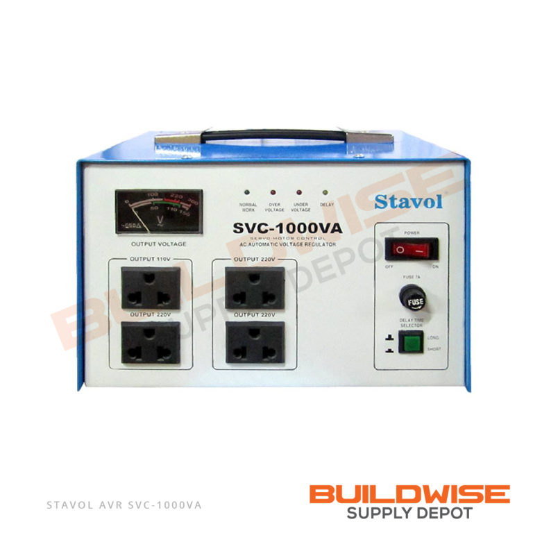 STAVOL AVR POWER SUPPLY 1000 WATTS AUTOMATIC VOLTAGE REGULATOR ST