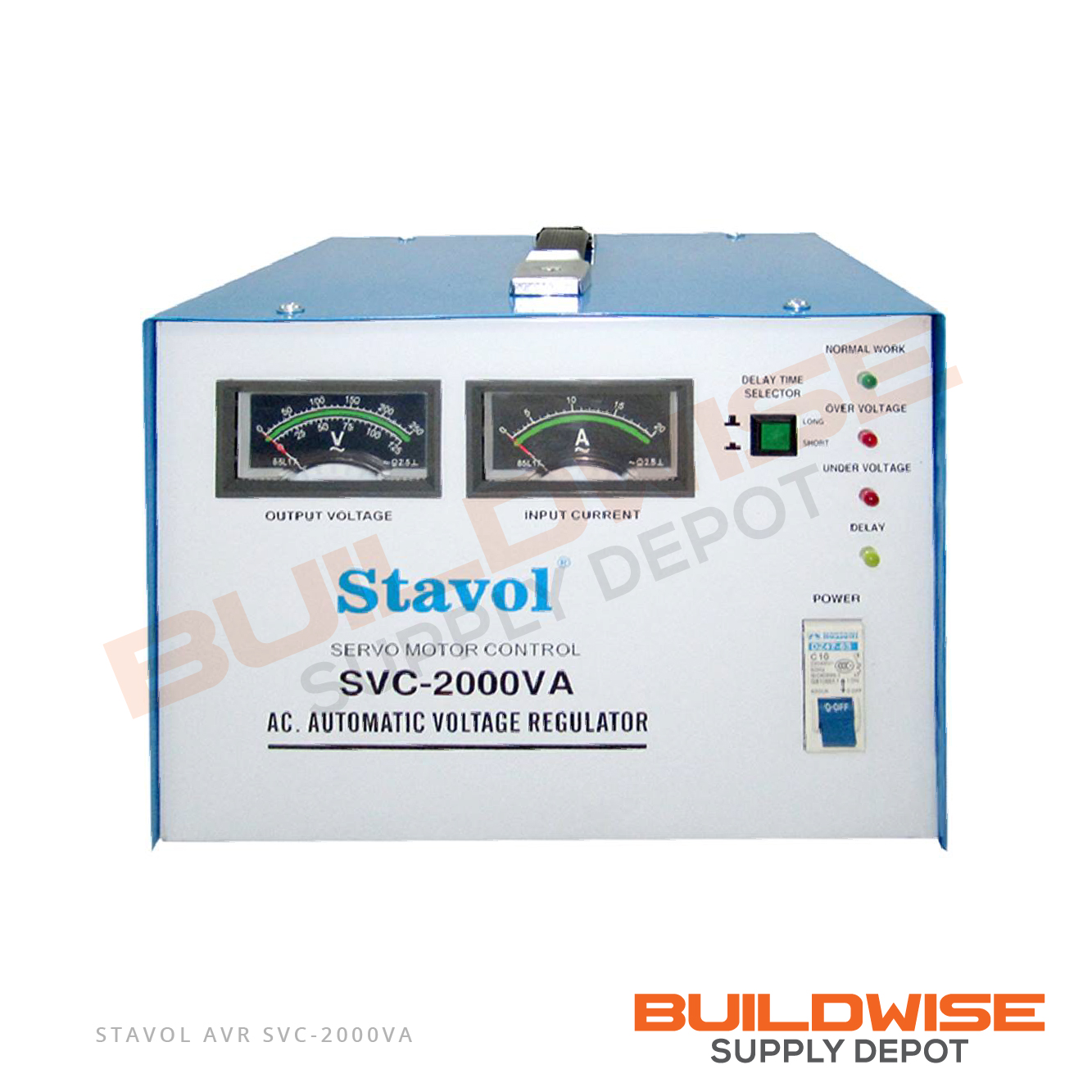 STAVOL AVR ST2000VA 2000 WATTS AUTOMATIC VOLTAGE REGULATOR Buildwise