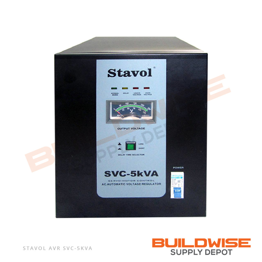 STAVOL AVR POWER SUPPLY 5,000 WATTS AUTOMATIC VOLTAGE REGULATOR ST-5KVA ...