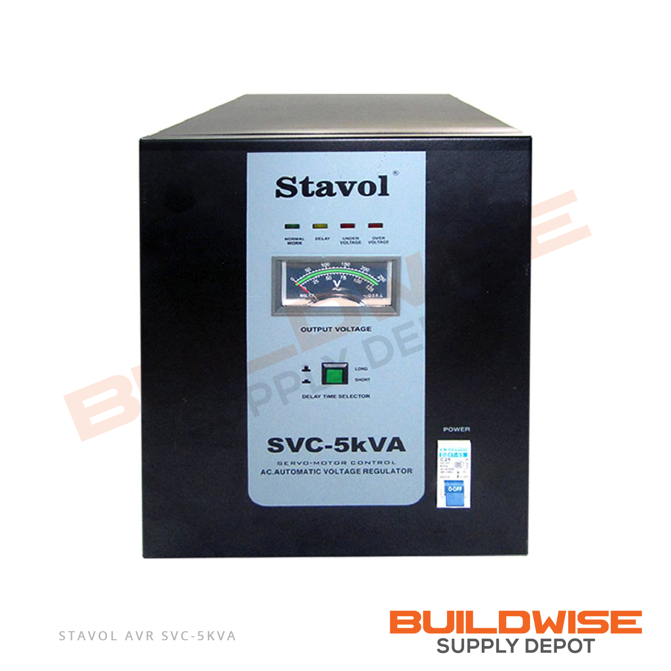 STAVOL AVR POWER SUPPLY 5,000 WATTS AUTOMATIC VOLTAGE REGULATOR ST5KVA