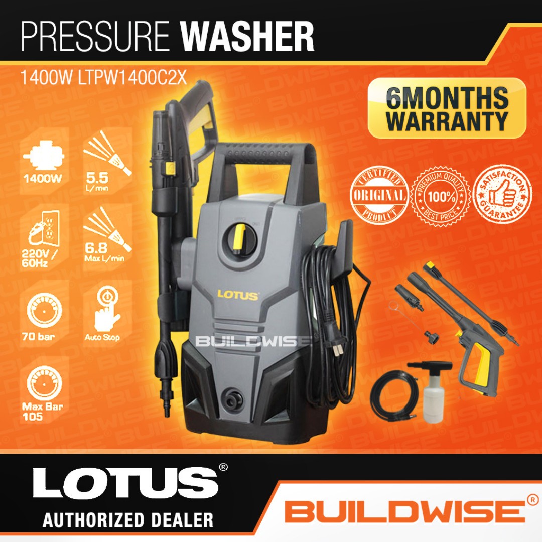 1400W Pressure Washer