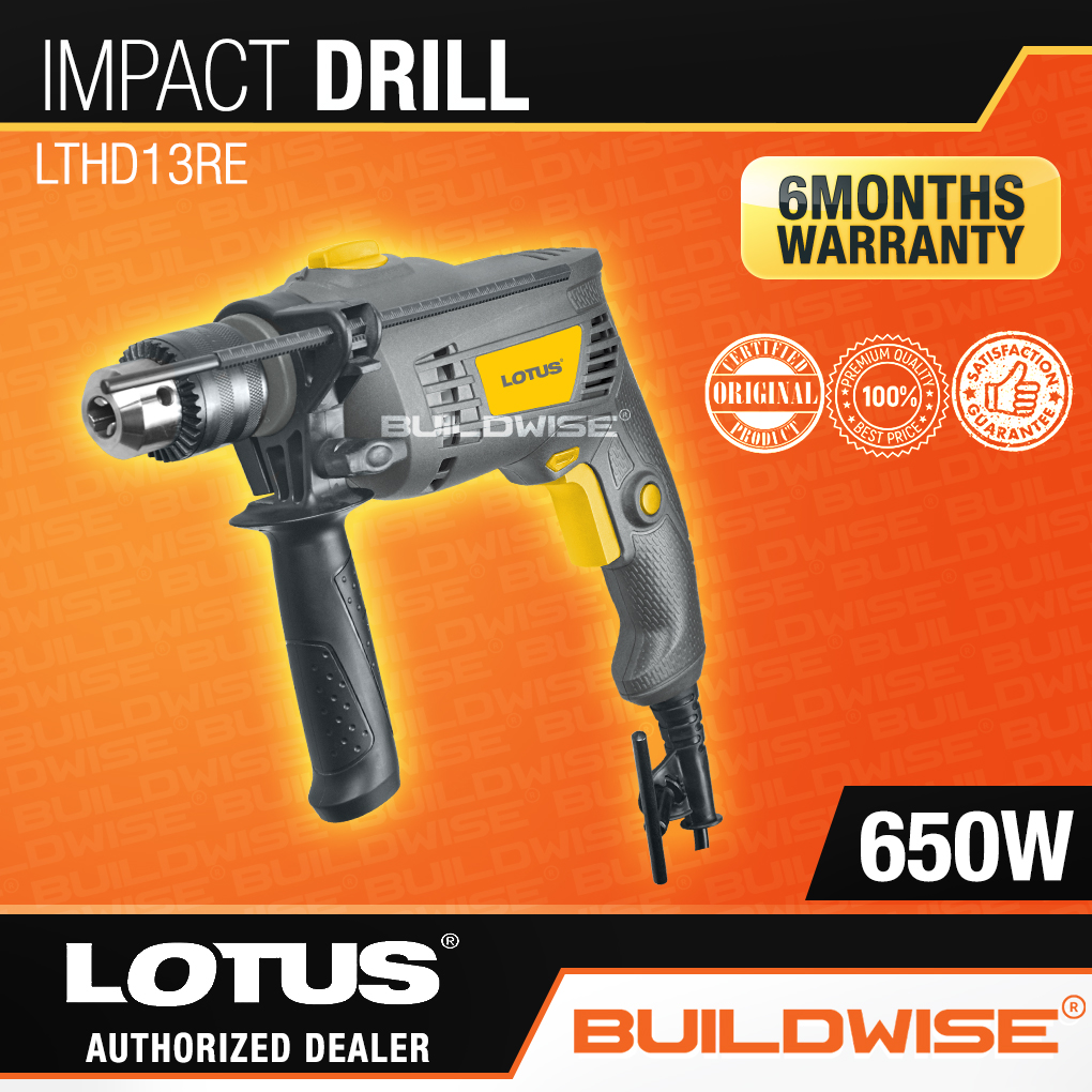 LOTUS IMPACT DRILL LTHD13RE/LID13RE | Buildwise